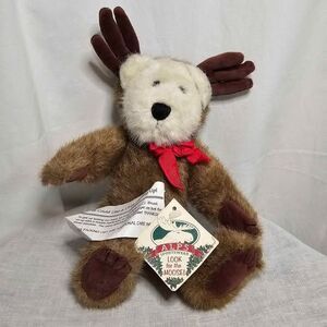NWT Boyd's Barton Alps Sportswear Jointed Bear w Antlers 90's REI
